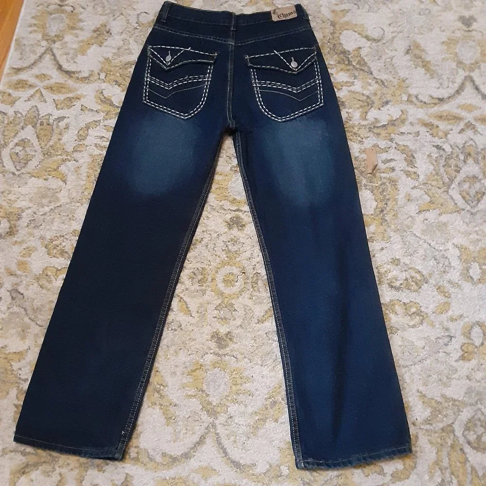 Chams Boys Boot Cut Jeans Size 18